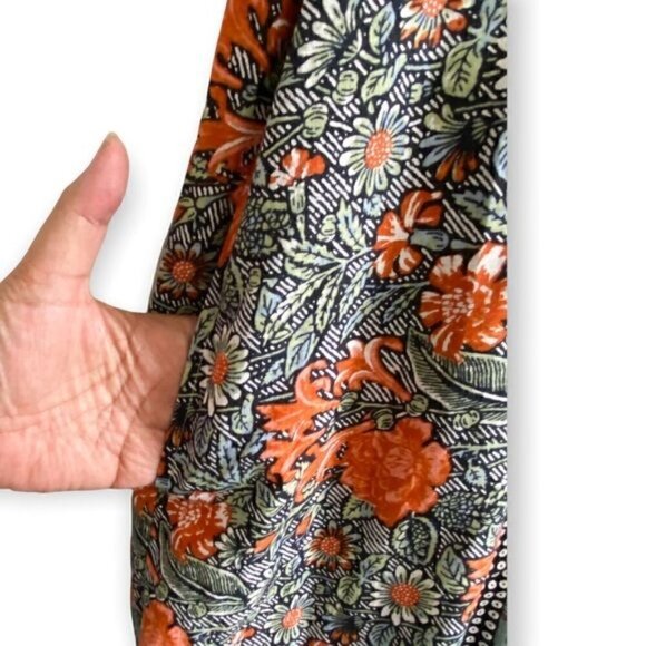 Anthropologie Astrid tunic mini dress in blue green‎ motif, New with tag - Picture 11 of 16